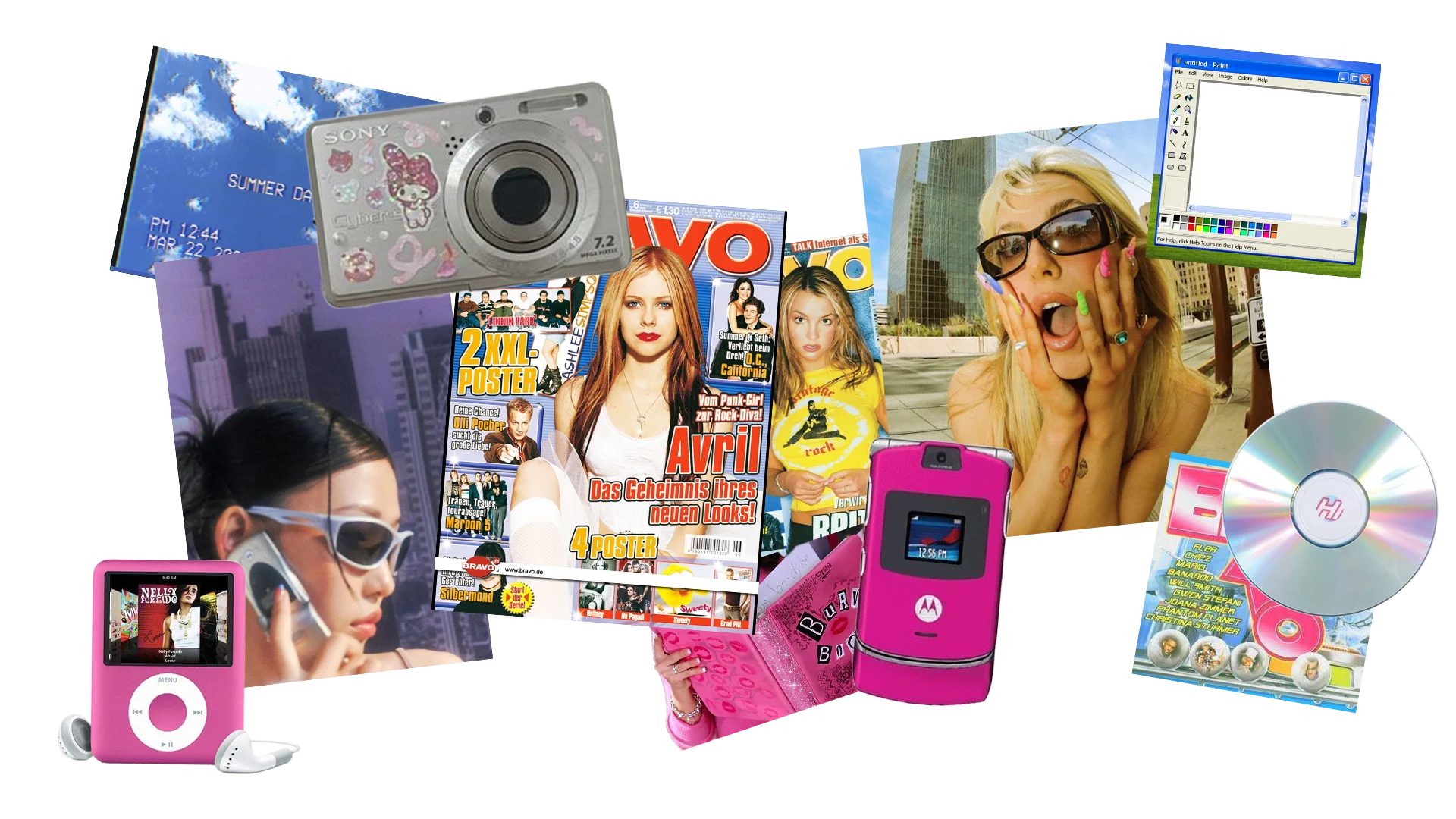 Y2K-Collage