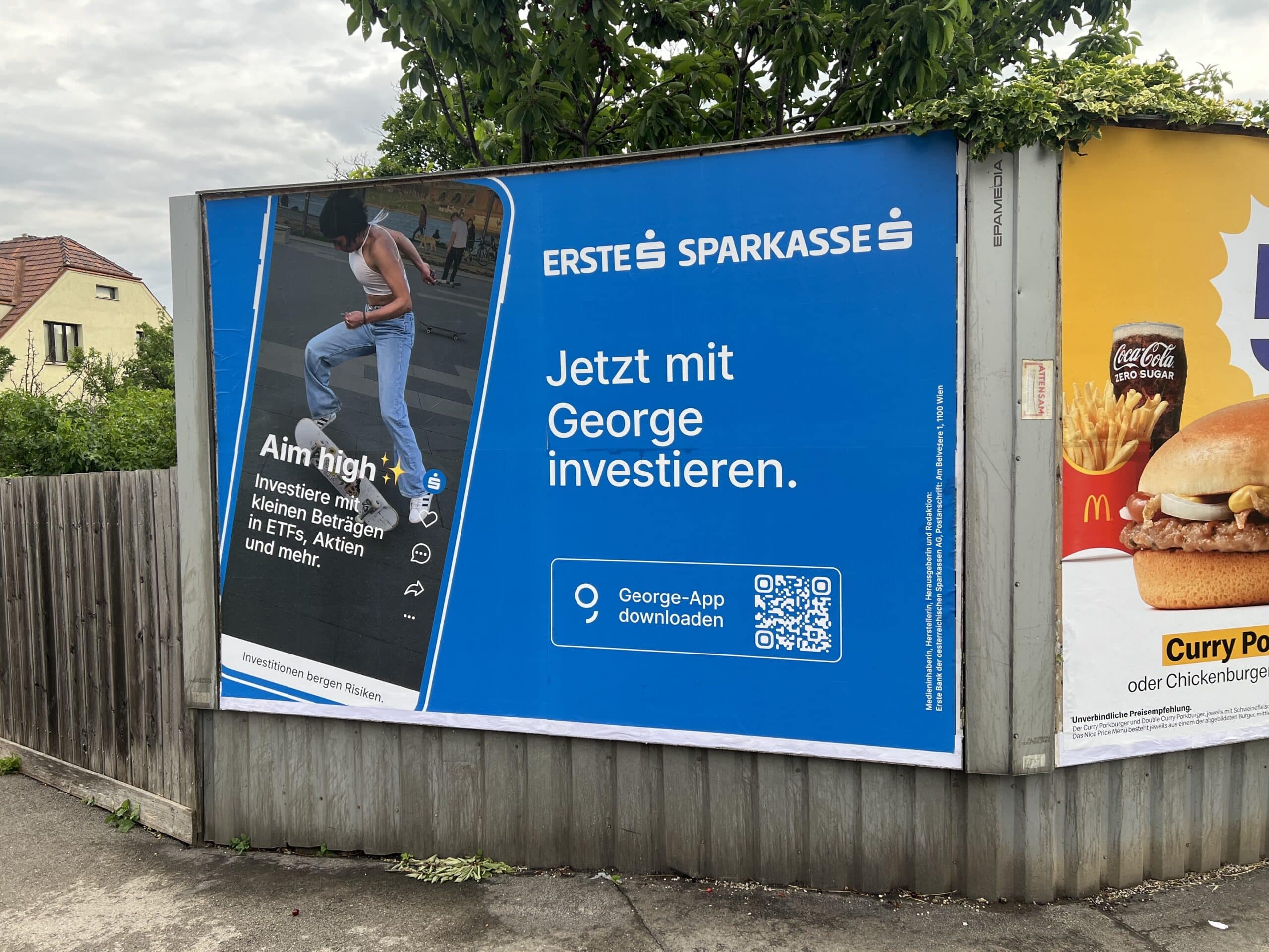 Erste Group Plakatwand