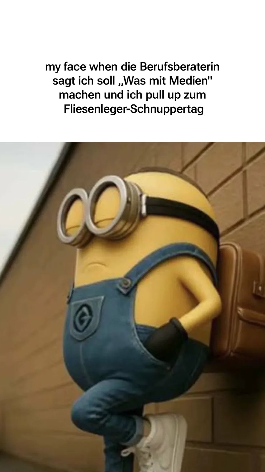Deep-fried Kampagnenmotiv mit Minion